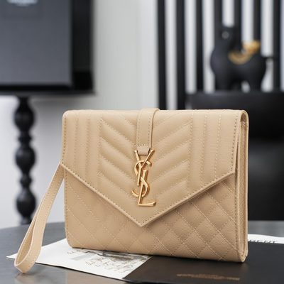 Saint Laurent Cassandre Matelassé Flap Pouch — 9
