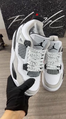 Nike Air Jordan 4 Retro Military Black sneakers — 5