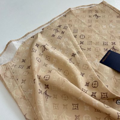 Louis Vuitton beige Monogram short-sleeved shirt — 7