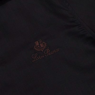 Loro Piana black long-sleeved shirt — 6