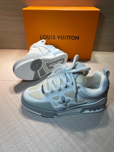 Louis Vuitton LV Skate trainers in a grey and white