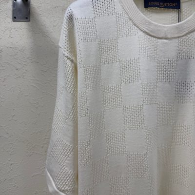 Louis Vuitton Pointelle Signature Short-Sleeved Crewneck — 5