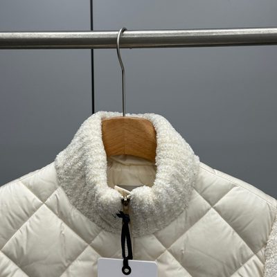 Moncler Cotton Blend Padded Zip-Up Cardigan — 4