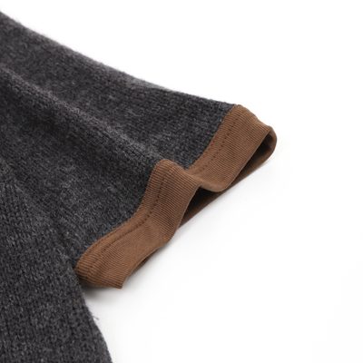 Prada anthracite cashmere crew-neck sweater — 7