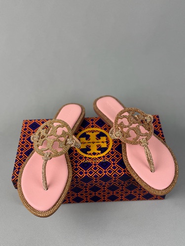 Tory Burch Miller Knotted Pave sandals — 4