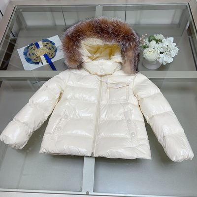 Moncler Enfant Fur-Trim Padded Jacket — 4