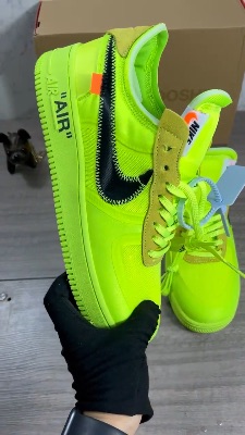 Nike Air Force 1 Low Off-White Volt sneakers — 5