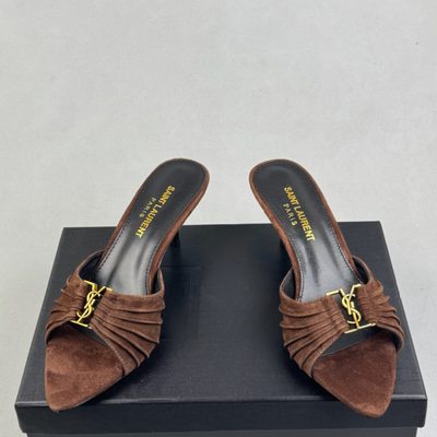 Saint Laurent Babylone kitten-heel mules — 4
