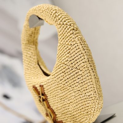 Saint Laurent Icare Hobo in Raffia — 5