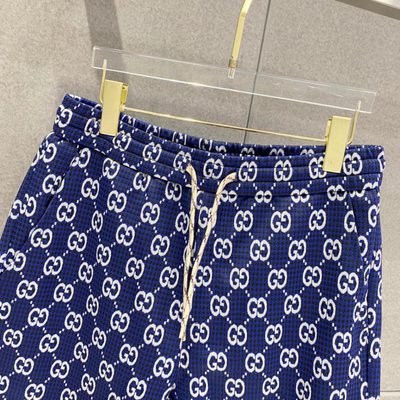 Gucci Navy Blue GG Jacquard shorts — 6