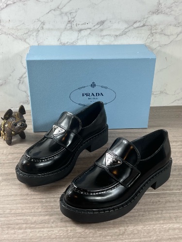 Prada platform loafers — 3