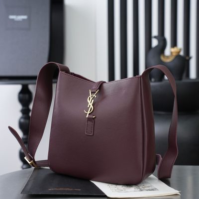Saint Laurent Le 5 à 7 leather shoulder bag — 7