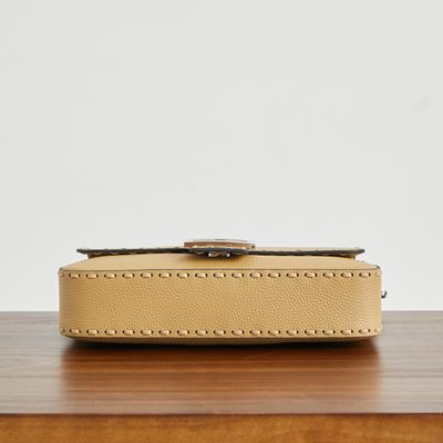 Fendi black leather Baguette shoulder bag (T) — 5
