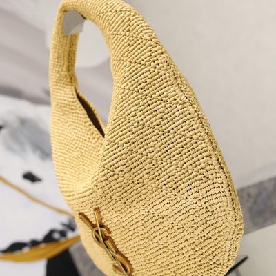 Saint Laurent Icare Hobo in Raffia — 5