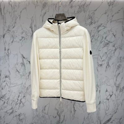Moncler Padded Waffle-Knit Hoodie — 7