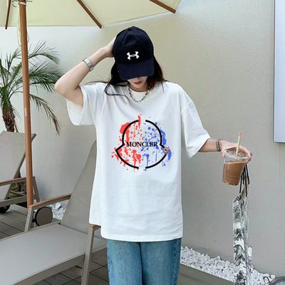 Moncler cotton round neck t-shirt — 10