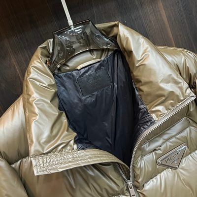 Prada shiny nylon puffer jacket — 7