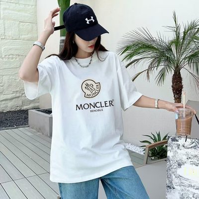 Moncler cotton t-shirt with a printed logo — 8