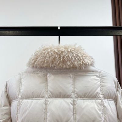 Moncler Cygnes Belted Short Down Jacket — 4