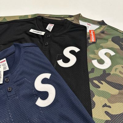 Supreme S Logo Baseball Henley — 4