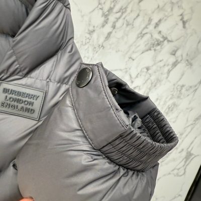 Burberry Hooded Mid-Length Down Jacket — 6