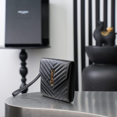 Saint Laurent Cassandre Matelassé Flap Pouches — 4