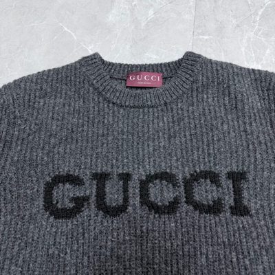 Gucci wool cashmere rib knit sweater — 4