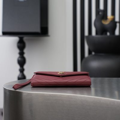Saint Laurent Cassandre Matelassé Flap Pouches — 6