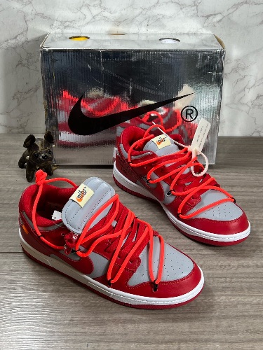 Nike Dunk Low Off-White University Red sneakers