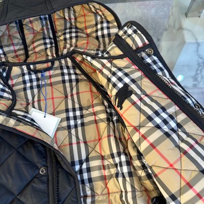 Burberry Kids Quilted Hooded Parka — 7