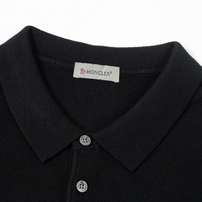 Moncler long-sleeve knit polo sweater — 7