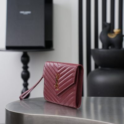 Saint Laurent Cassandre Matelassé Flap Pouches — 4