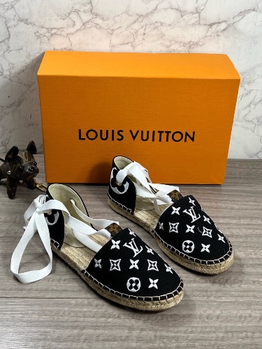 Louis Vuitton monogram canvas espadrilles — 4