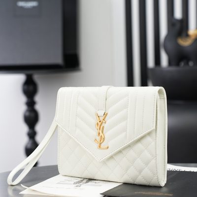 Saint Laurent Cassandre Matelassé Flap Pouch — 7