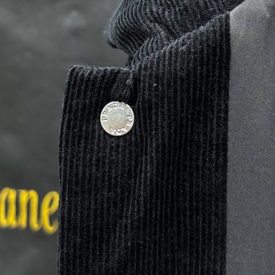 Prada Black Corduroy Cropped Down — 8