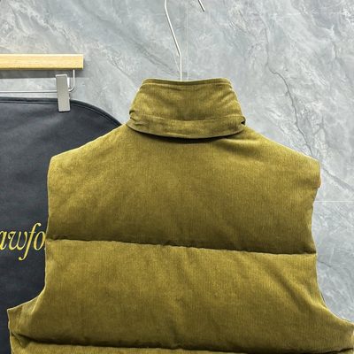 Prada Cotton Corduroy Down Vest — 13
