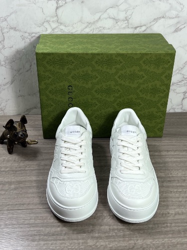Gucci white leather chunky sneakers — 3