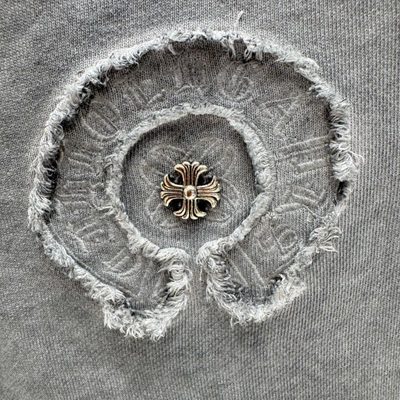 Chrome Hearts grey cotton shorts — 8