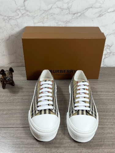 Burberry Check Canvas Sneakers — 3