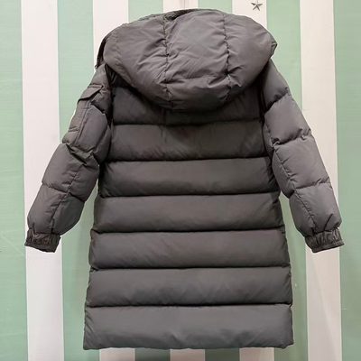Moncler long-sleeved, black quilted down puffer coat — 4