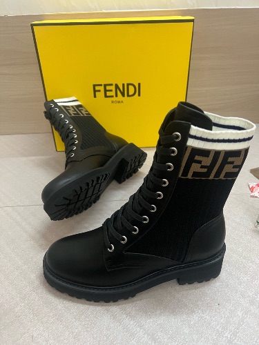 Fendi Rockoko combat boots