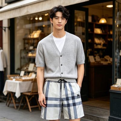 Burberry check swim shorts — 3