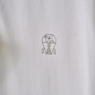 Brunello Cucinelli logo-print polo shirt — 7
