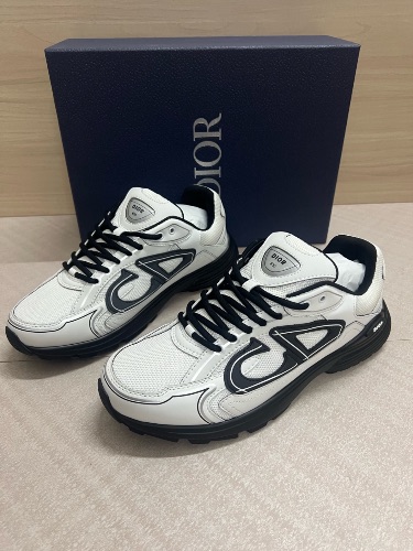 Dior B30 sneakers in white technical mesh — 3