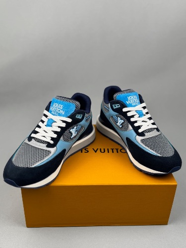 Louis Vuitton Run Away Trainers in Blue — 4