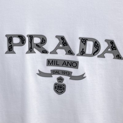 Prada cotton crew-neck T-shirt — 4