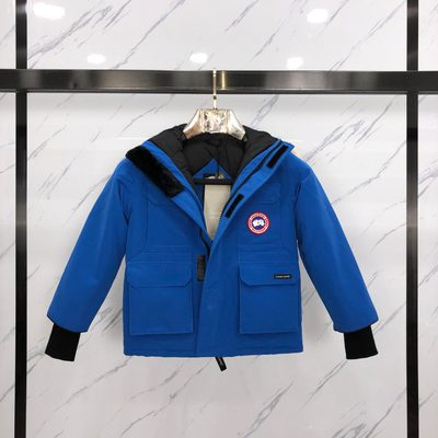 Canada Goose Youth PBI Expedition Parka in PBI Blue — 4