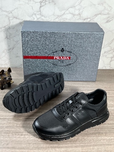Prada Prax 01 Black leather sneakers — 4