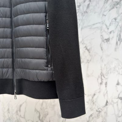 Moncler men's hybrid or padded zip-up cardigan — 6
