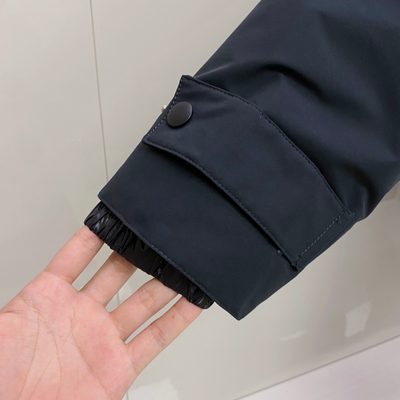 Prada Technical Fabric Down Coat — 6